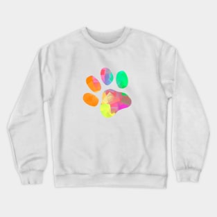 ABSTRACT Paw Print Crewneck Sweatshirt